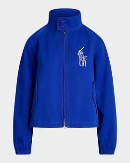 Polo Ralph Lauren Embroidered Cotton Twill Jacket