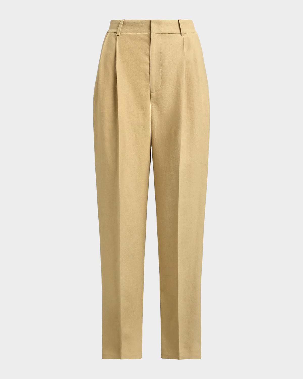 Polo Ralph Lauren Hemp Pleated Tapered Pants