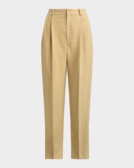 Polo Ralph Lauren Hemp Pleated Tapered Pants