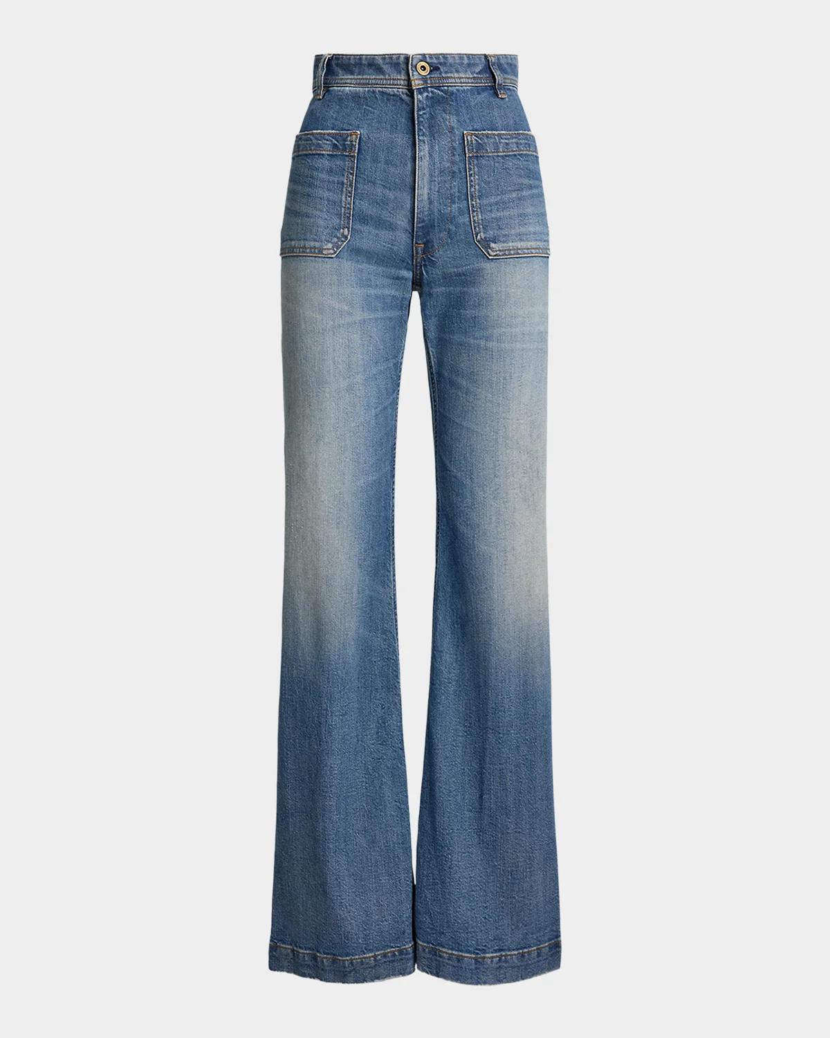 Polo Ralph Lauren High-Rise Boot-Cut Jeans