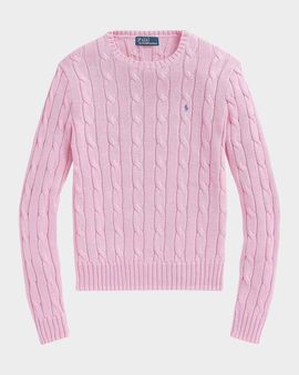 Polo Ralph Lauren Julianna Cable-Knit Cotton Sweater