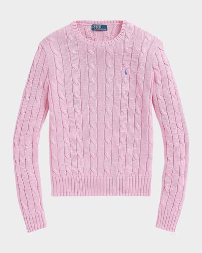 Polo Ralph Lauren Julianna Cable-Knit Cotton Sweater