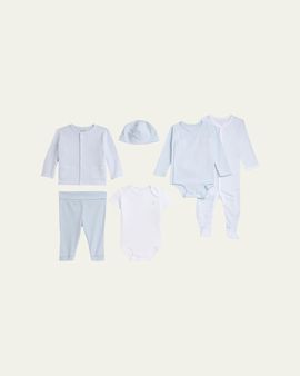 Polo Ralph Lauren Kid's 6-Piece Interlock Cotton Knit Gift Set