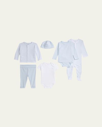 Polo Ralph Lauren Kid's 6-Piece Interlock Cotton Knit Gift Set