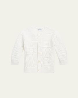 Polo Ralph Lauren Kid's Cardigan W/ Bear Intarsia