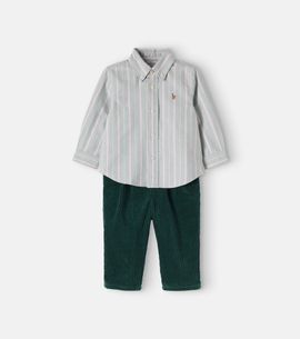 Polo Ralph Lauren Kids Polo Ralph Lauren Kids Baby cotton shirt and pants set