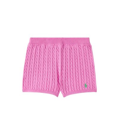 Polo Ralph Lauren Kids Polo Ralph Lauren Kids Cable-knit cotton shorts