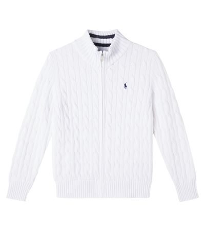 Polo Ralph Lauren Kids Polo Ralph Lauren Kids Cable-knit cotton zip-up sweater