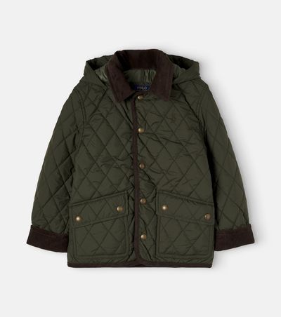 Polo Ralph Lauren Kids Polo Ralph Lauren Kids Corduroy-trimmed quilted jacket