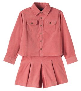 Polo Ralph Lauren Kids Polo Ralph Lauren Kids Cotton shirt and shorts set