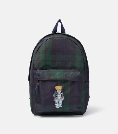 Polo Ralph Lauren Kids Polo Ralph Lauren Kids Polo Bear checked backpack