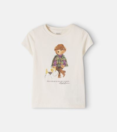 Polo Ralph Lauren Kids Polo Ralph Lauren Kids Polo Bear cotton jersey T-shirt