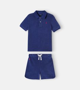 Polo Ralph Lauren Kids Polo Ralph Lauren Kids Terry polo shirt and shorts set