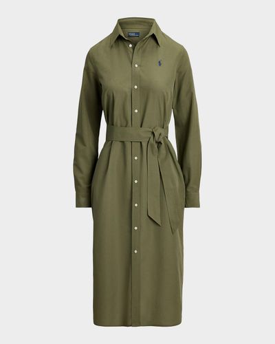 Polo Ralph Lauren Kingsley Cotton-Linen Shirtdress