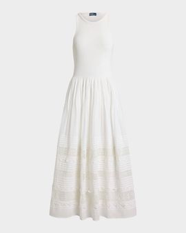 Polo Ralph Lauren Lace-Trim Tank Dress
