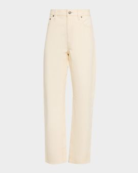 Polo Ralph Lauren Lambskin Relaxed Straight Pants
