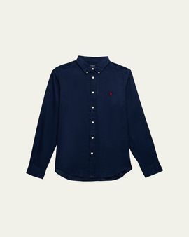 Polo Ralph Lauren Little Boy's & Boy's Linen Shirt