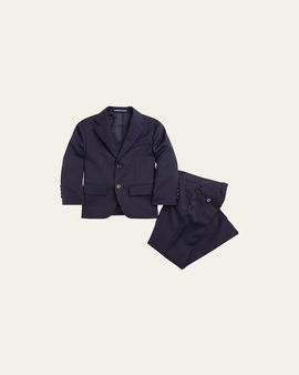 Polo Ralph Lauren Little Boy's & Boy's Polo Wool Twill Suit