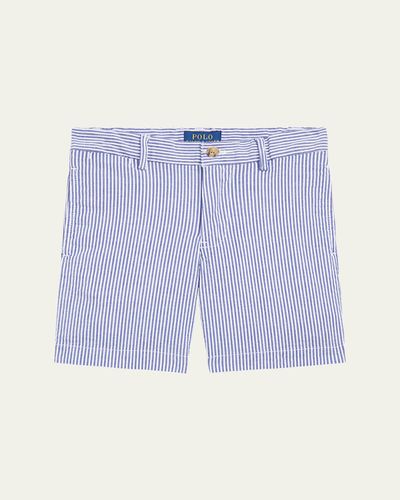 Polo Ralph Lauren Little Boy's & Boy's Stretch Cotton Seersucker Short