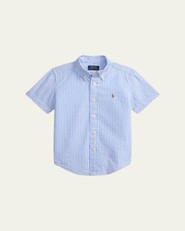 Polo Ralph Lauren Little Boy's & Boy's Striped Cotton Seersucker Shirt