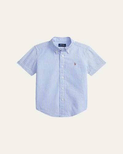 Polo Ralph Lauren Little Boy's & Boy's Striped Cotton Seersucker Shirt