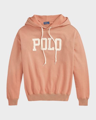 Polo Ralph Lauren Logo Cotton-Blend Fleece Hoodie
