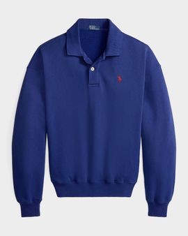 Polo Ralph Lauren Logo Cotton-Blend Polo Sweatshirt
