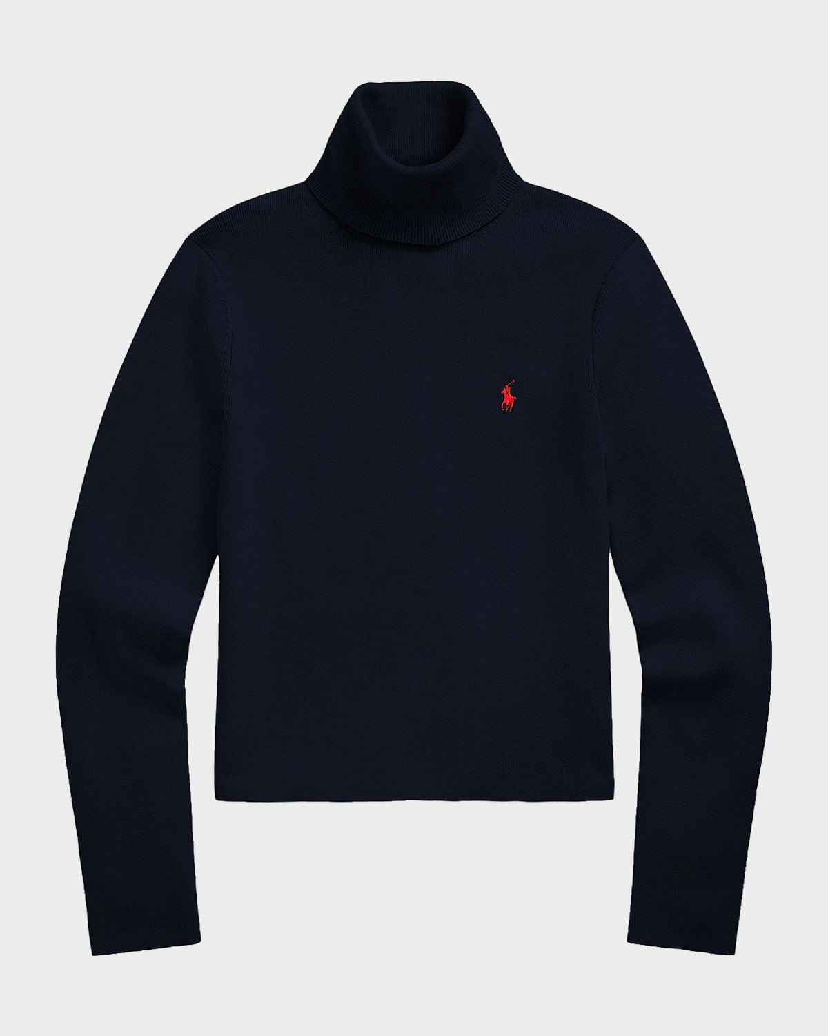 Polo Ralph Lauren Logo Cotton-Blend Turtleneck Sweater