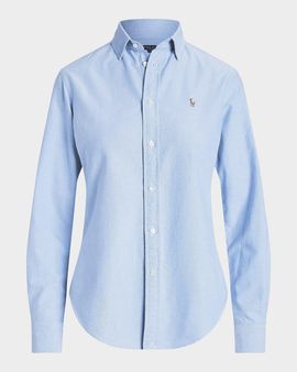 Polo Ralph Lauren Men & apos;s Logo Cotton Slim-Fit Oxford Shirt