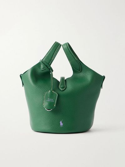 POLO RALPH LAUREN Ply small leather tote