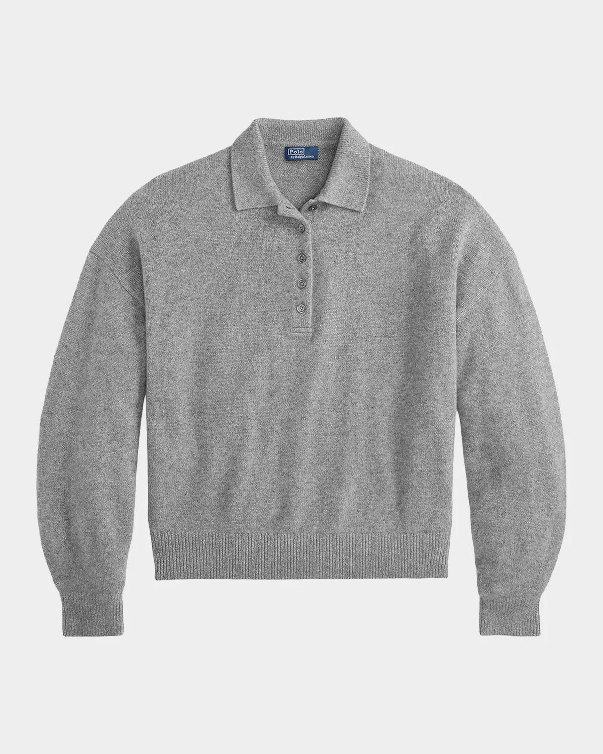 Polo Ralph Lauren Polo-Collar Cashmere Sweater