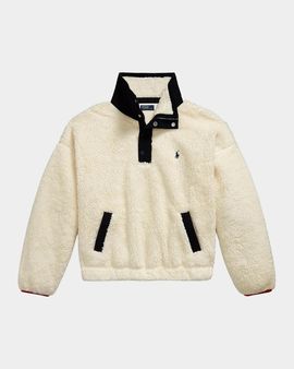Polo Ralph Lauren Polo Bear High-Pile Fleece Funnelneck Jacket