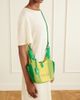 POLO RALPH LAUREN Polo Play small leather-trimmed crocheted bucket bag - 2