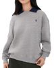 Polo Ralph Lauren Polo Ralph Lauren Arctic Collared Crew Neck Sweatshirt Dark Vintage Heather - 1