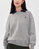 Polo Ralph Lauren Polo Ralph Lauren Arctic Collared Crew Neck Sweatshirt Dark Vintage Heather - 2