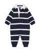 Polo Ralph Lauren Polo Ralph Lauren Baby Striped Cotton Rugby Coverall - 1