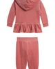 Polo Ralph Lauren Polo Ralph Lauren Baby Two Piece Set Long Sleeve Cotton Velour Full Zip Sweatshirt With Jogger - 2