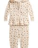 Polo Ralph Lauren Polo Ralph Lauren Baby Two Piece Set Long Sleeve Velour Floral Printed Ruffle Full-zip With Jogger - 1