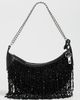 Polo Ralph Lauren Polo Ralph Lauren Beaded Fringe Shoulder Bag Black One - 2