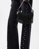 Polo Ralph Lauren Polo Ralph Lauren Beaded Fringe Shoulder Bag Black One - 3