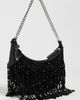 Polo Ralph Lauren Polo Ralph Lauren Beaded Fringe Shoulder Bag Black One - 4
