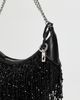 Polo Ralph Lauren Polo Ralph Lauren Beaded Fringe Shoulder Bag Black One - 5
