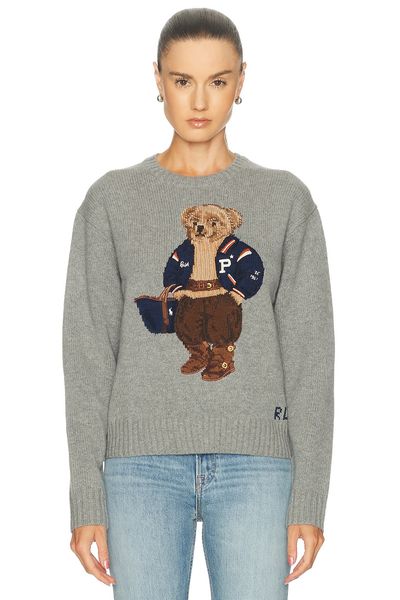 Polo Ralph Lauren Polo Ralph Lauren Bear Crewneck Long Sleeve Sweater