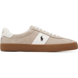 Polo Ralph Lauren Polo Ralph Lauren Beige & White Court VLC PP Sneakers