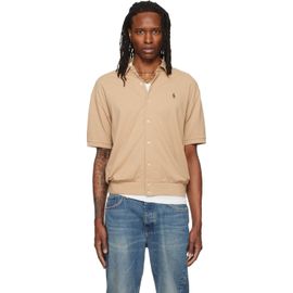 Polo Ralph Lauren Polo Ralph Lauren Beige Short Sleeve Collared Sport Shirt