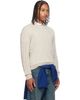 Polo Ralph Lauren Polo Ralph Lauren Beige 'The Iconic Cable-Knit' Cashmere Sweater - 2