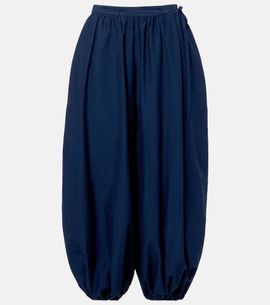 Polo Ralph Lauren Polo Ralph Lauren Belted cotton and silk balloon pants