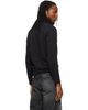 Polo Ralph Lauren Polo Ralph Lauren Black Luxury Jersey Quarter-Zip Pullover Sweater - 3