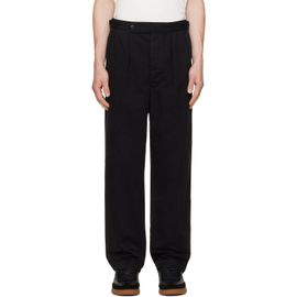 Polo Ralph Lauren Polo Ralph Lauren Black Relaxed Fit Twill Officer’s Trousers