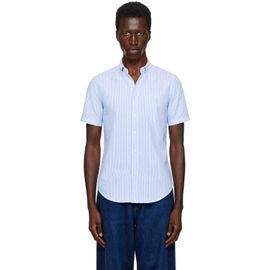 Polo Ralph Lauren Polo Ralph Lauren Blue & White Untucked Shirt